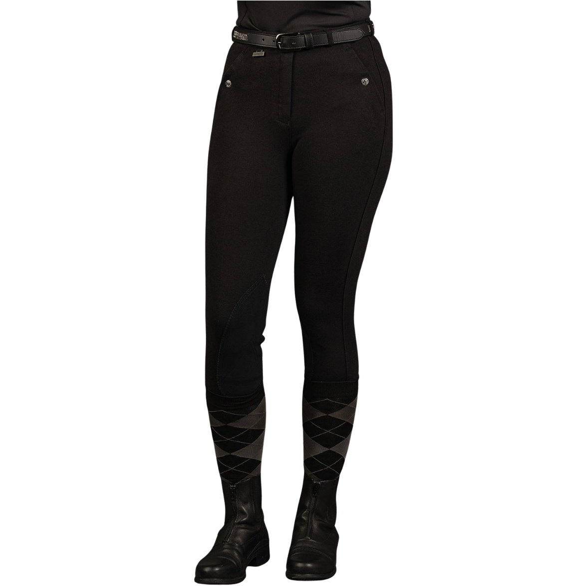 2026 Harrys Horse Damen Reitbreeches Beijing II 26000281 - Black